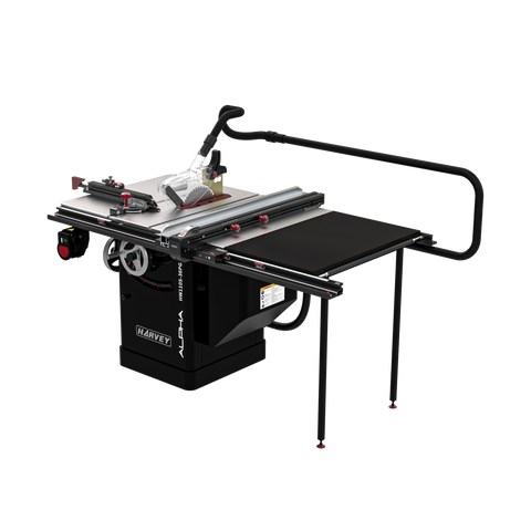 ALPHA HW110S-36PG & HW110S-52PG 10" 4HP Dovetail Table Saw with BIG EYE Rip Fence System